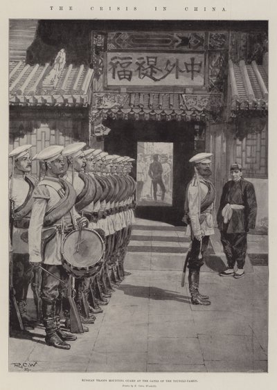 La crise en Chine - Richard Caton Woodville junior
